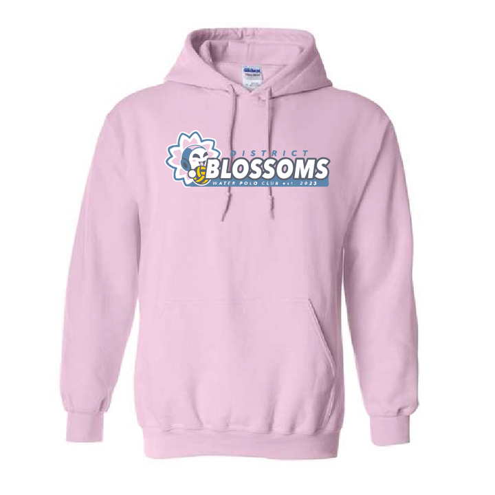District Blossoms Unisex Hooded Sweatshirt - Pink
