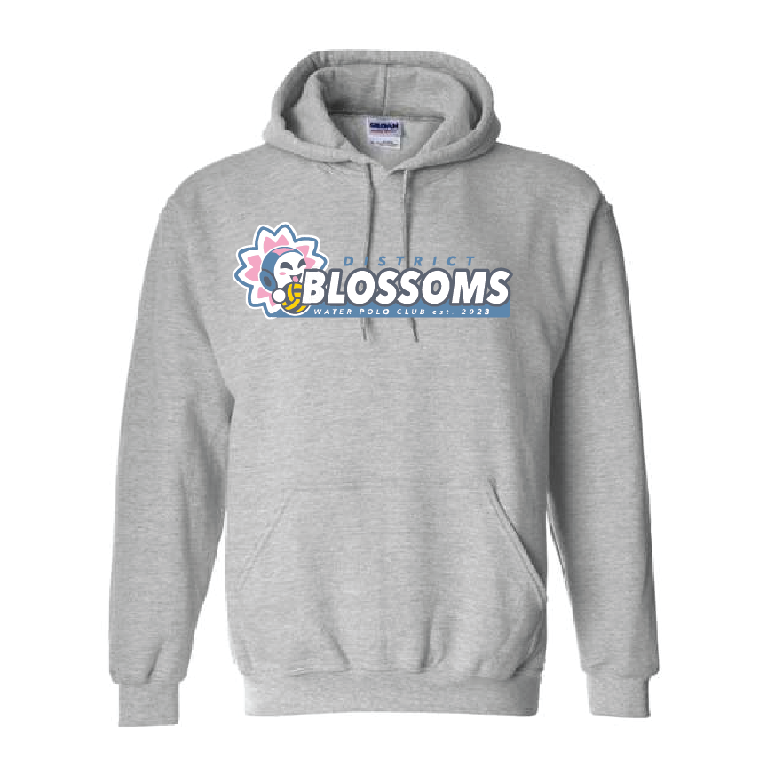 District Blossoms Hooded Sweatshirt - Sport Grey