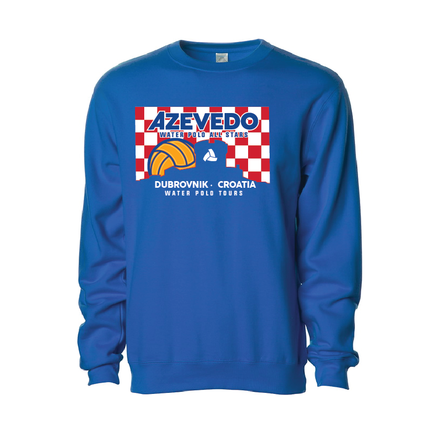 Azevedo Croatia Crewneck - Royal RYTE Sport