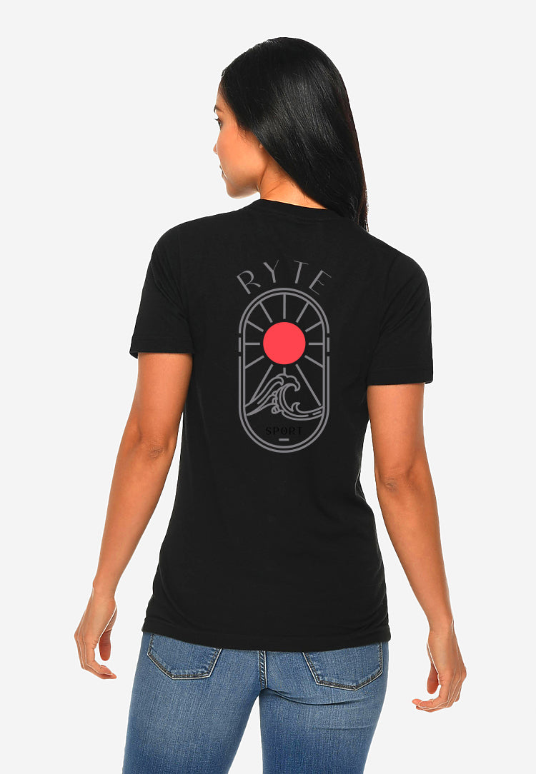 Unisex Sun T-shirt Black RYTE Sport