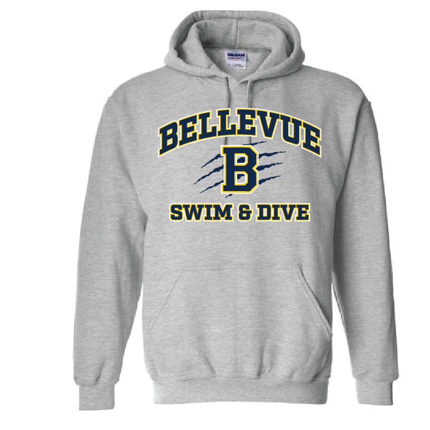 Bellevue Hoodie 2024-25 - Heather Gray