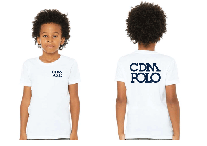 Corona Del Mar Boy's Water Polo Youth White T-Shirt T6