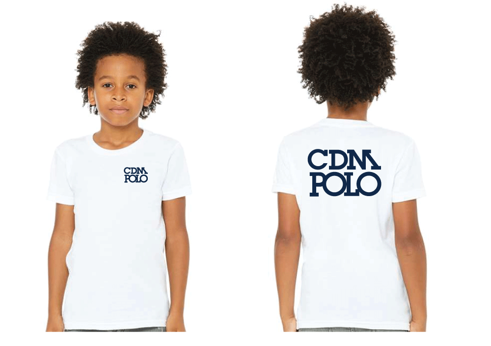 Corona Del Mar Boy's Water Polo Youth White T-Shirt