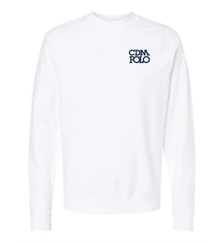 CDM Adult Crewneck - White RYTE Sport
