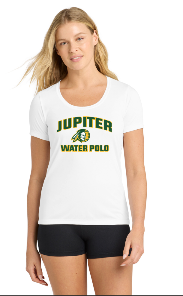 Jupiter Sport-tek Posi UV pro tee ladies White