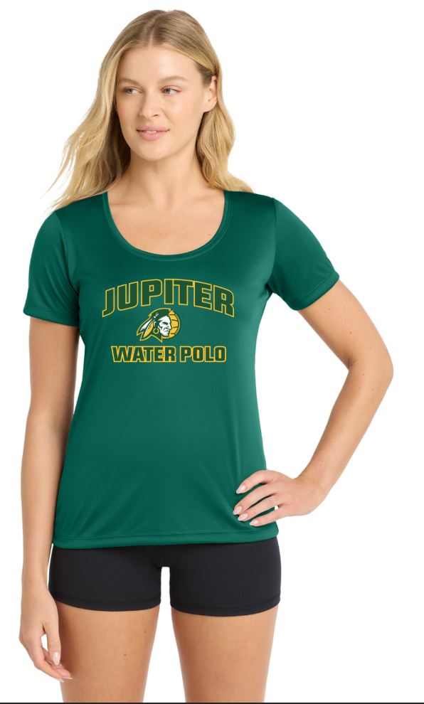 Jupiter Sport-tek Posi UV pro tee ladies Green