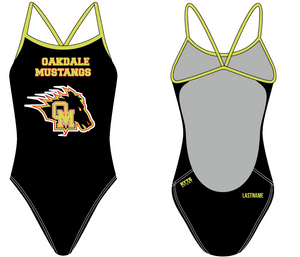 Custom Oakdale Mustangs open back suit
