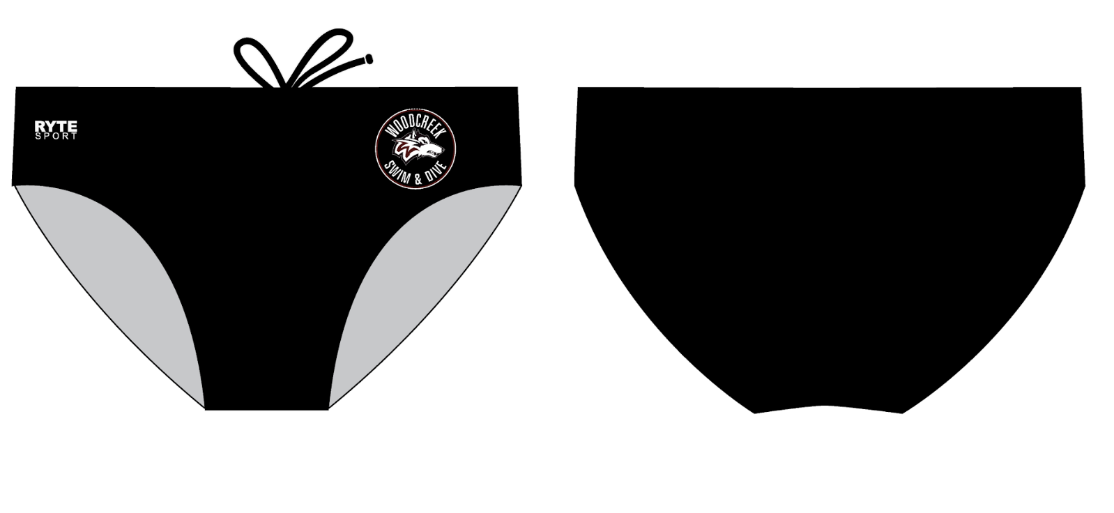 Woodcreek Swim Brief 26 Black