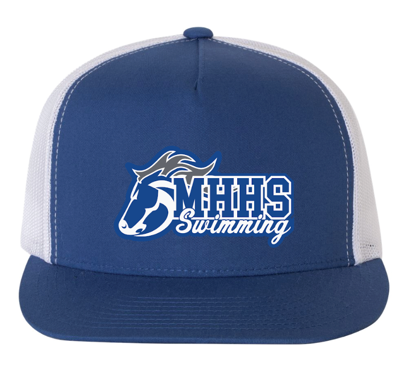 MHHS HAT BLUE-WHITE