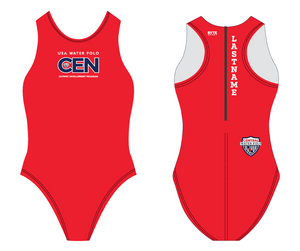 Custom Central zone Zip up Red