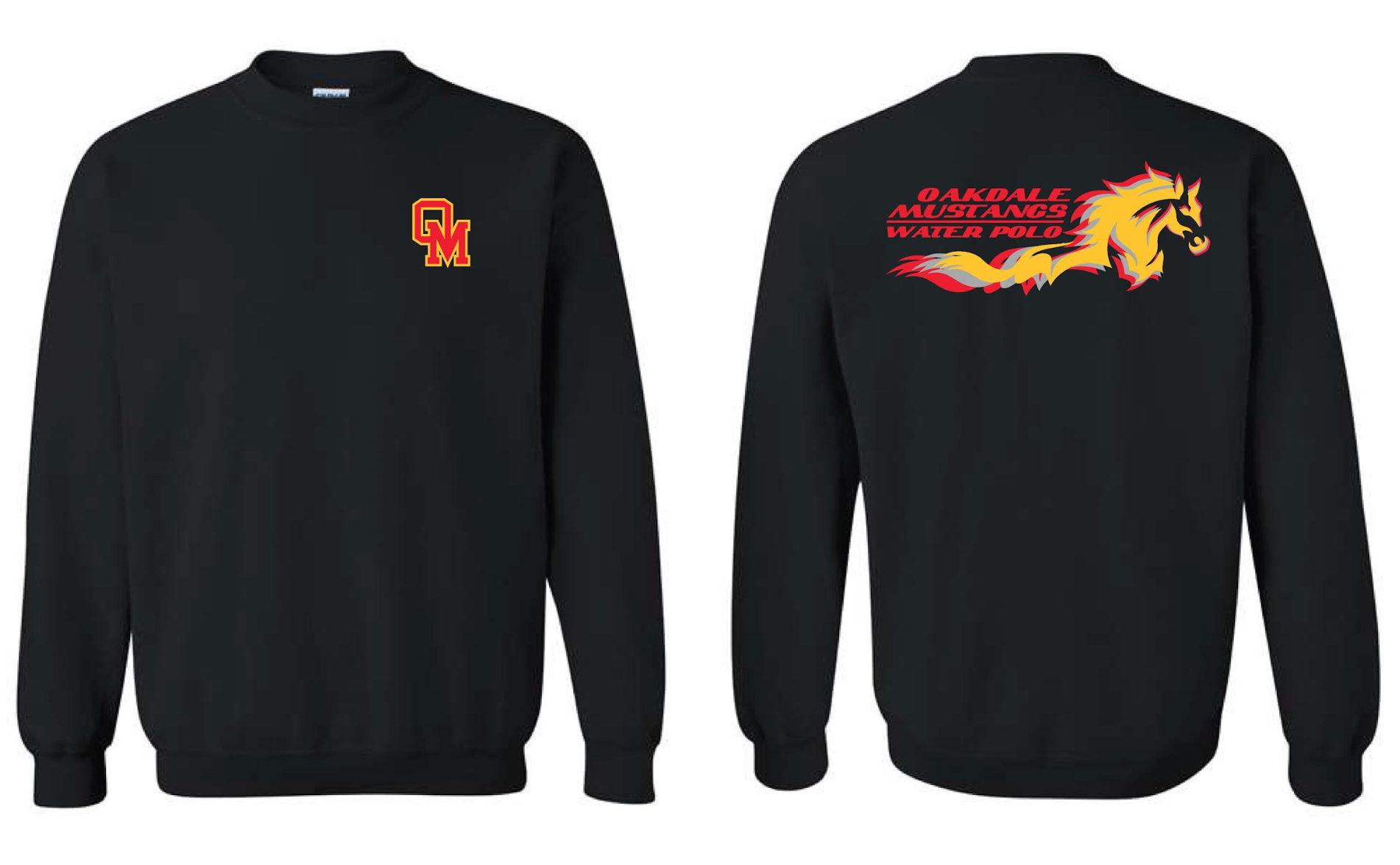 Oakdale Unisex Crewneck Black