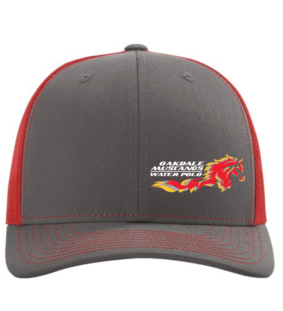Oakdale Charcoal-Red Hat