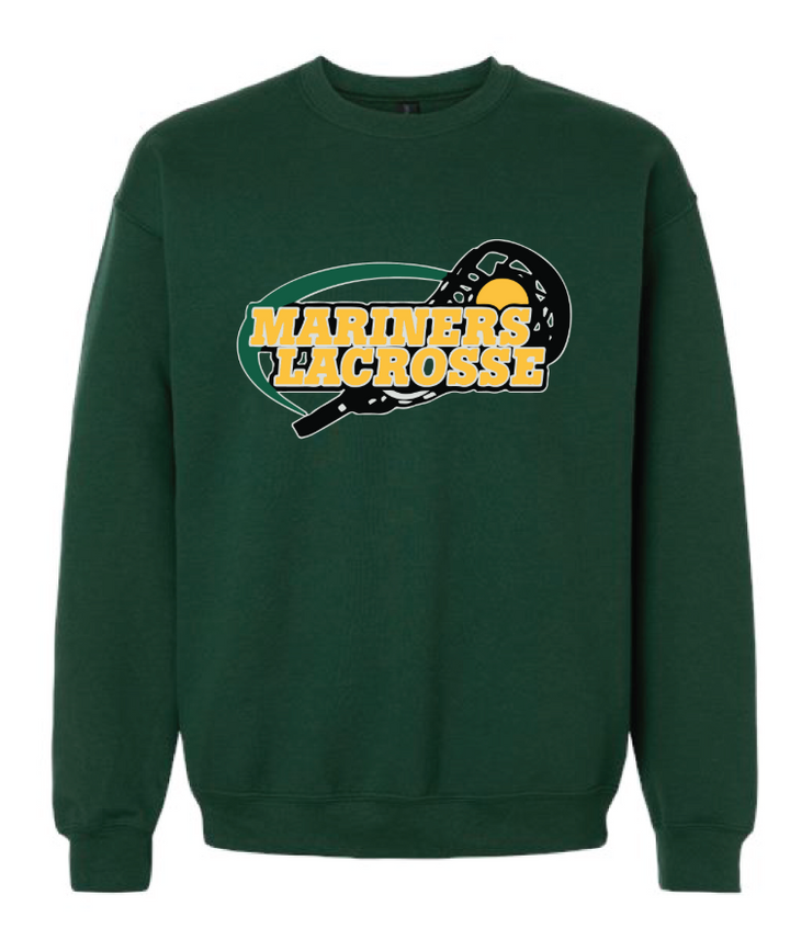 MarVista Lacrosse Unisex Crewneck Forest green