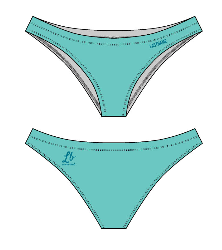 Custom Long Beach Bikini Bottom