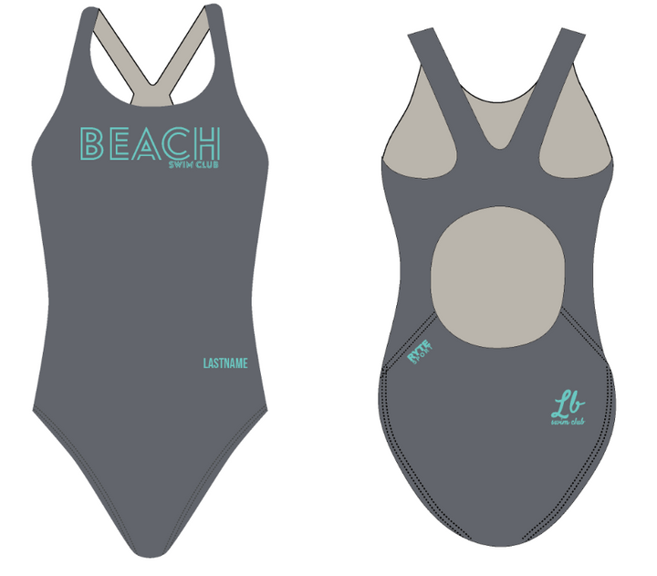 Custom long beach swim Thick Strap