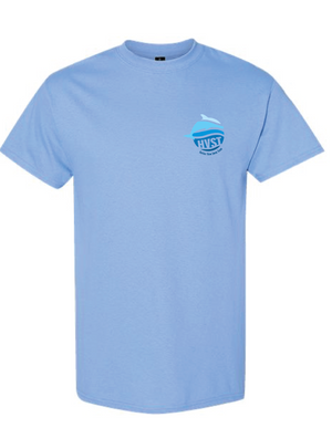 HVST T-shirt In my swim era - Caroline Blue