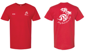 Long beach Club T-shirt Red