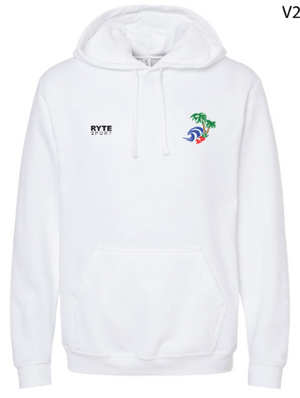 Long Beach Hoodie White