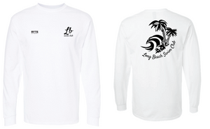 LB Long Sleeve Tee White