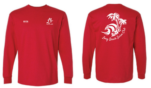 LB Long Sleeve Tee Red