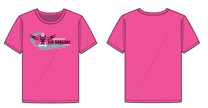Spindletop T-ShirT Pink Dri-fit