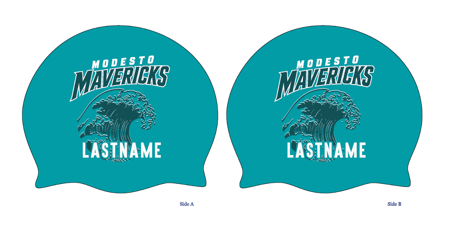 CUSTOM MODESTO MAVERICKS SILICONE CAP- BLUE