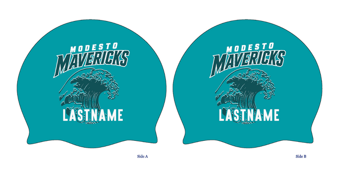 CUSTOM MODESTO MAVERICKS SILICONE CAP- BLUE