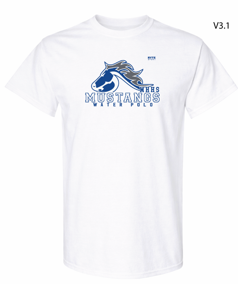 Mountain High school Waterpolo T-shirt white