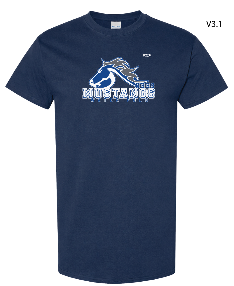 Mountain High school Waterpolo T-shirt Navy