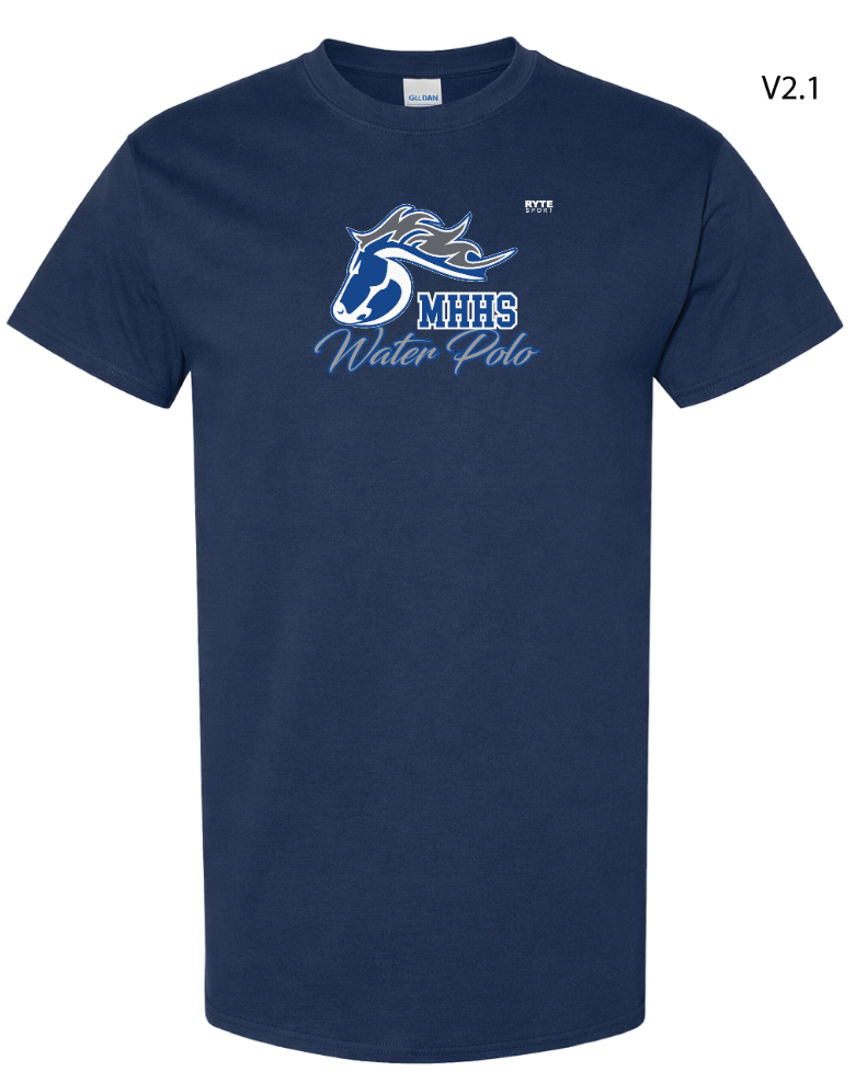 Mustangs Waterpolo T-shirt Navy