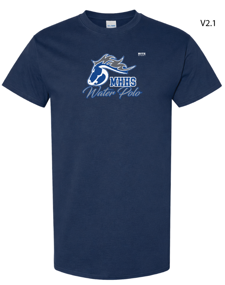 Mustangs Waterpolo T-shirt Navy