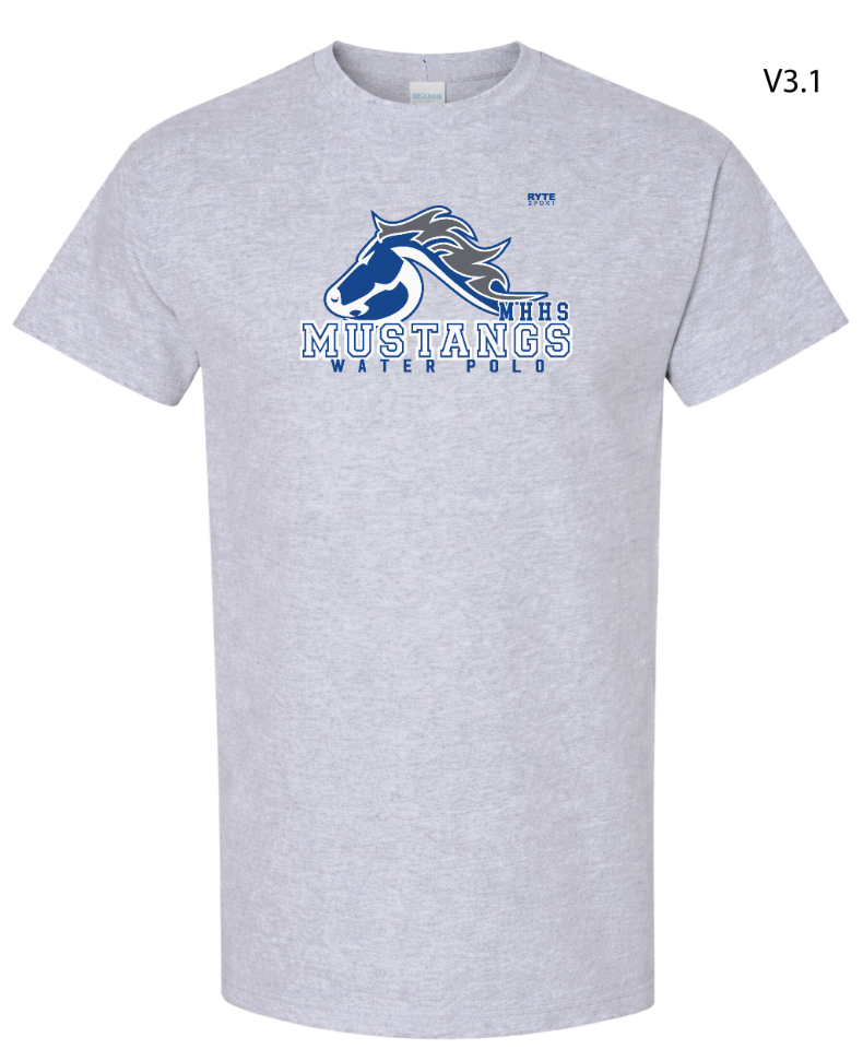 Mustangs Waterpolo T-shirt Grey
