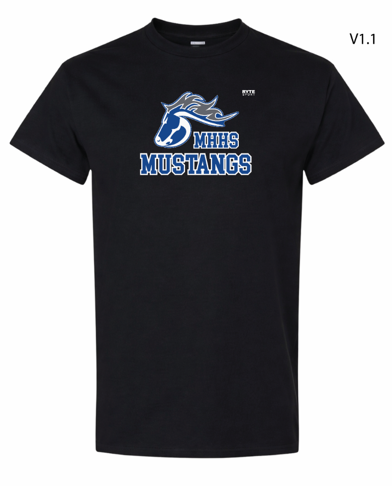 Mustangs Waterpolo T-shirt Black
