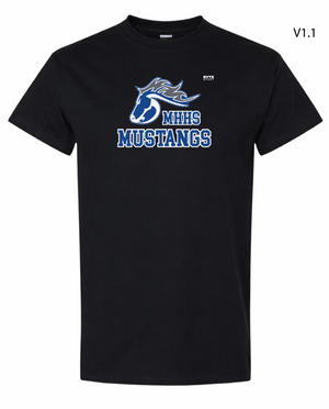 Mustangs Waterpolo T-shirt Black