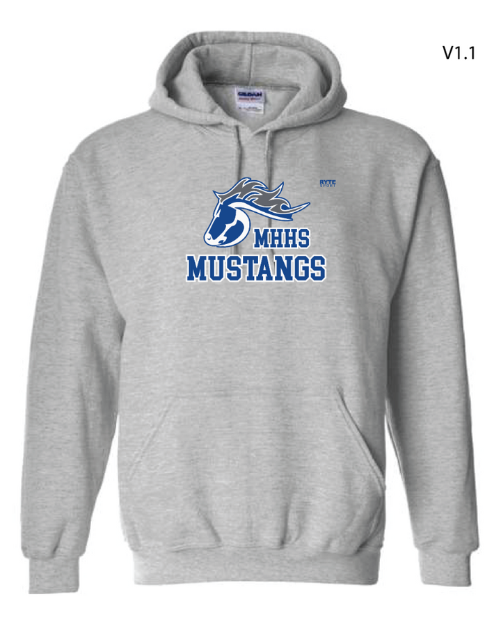 Mustangs Waterpolo Hoodie Grey