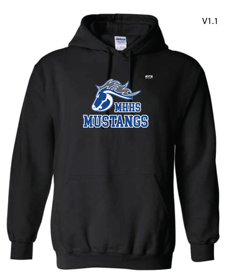 Mustangs Waterpolo Hoodie Black
