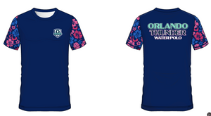 Mens Orlando Thunder WP Tee Winter Flowers on sleeve