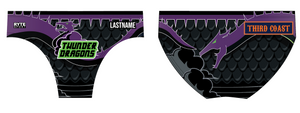 CUSTOM Third Coast Aquatics Purple Men's Swim & Water Polo Brief 2026