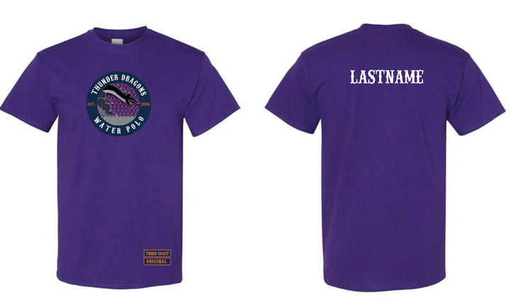 CUSTOM Thunder Dragon Tee Purple