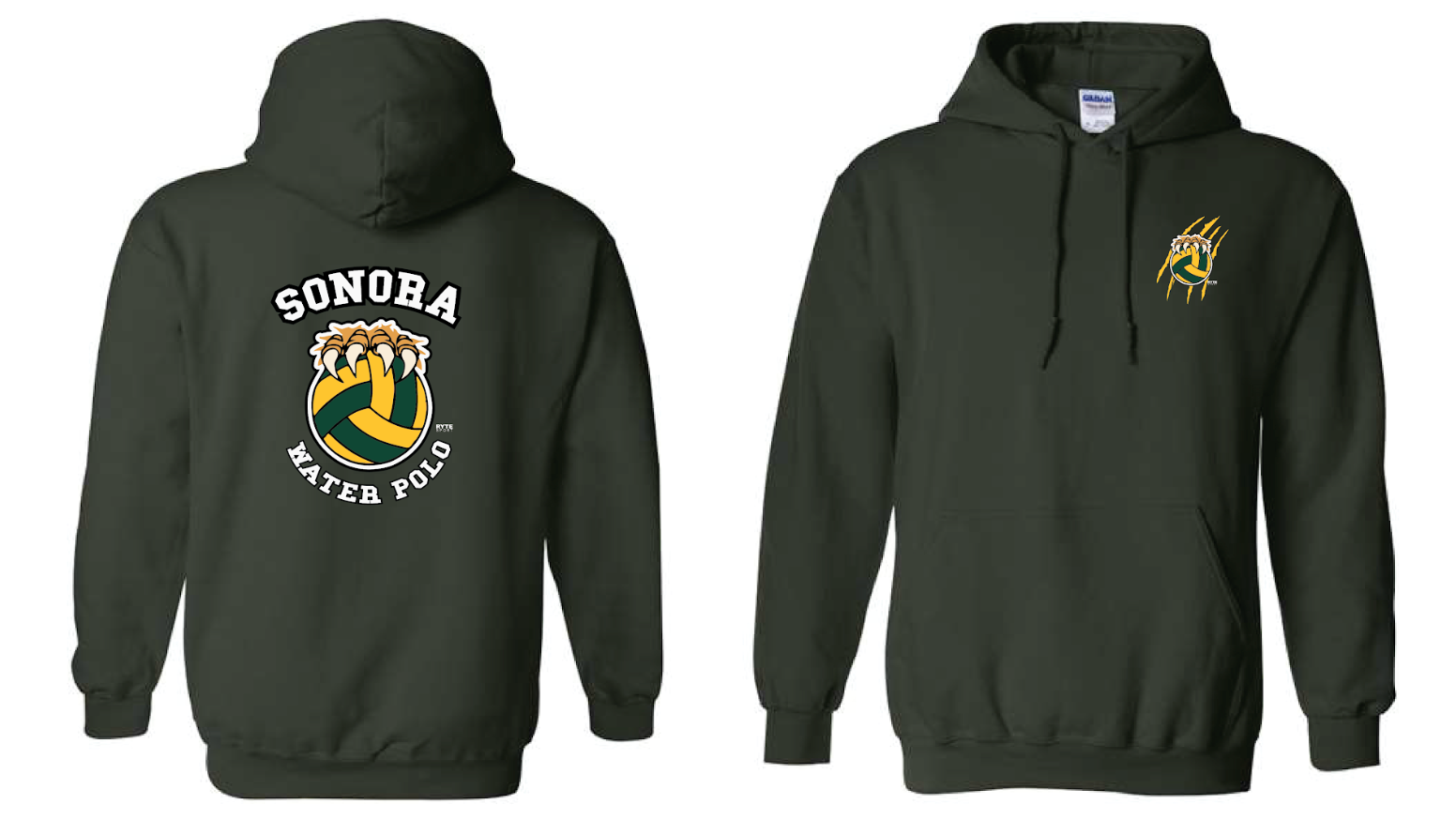 SONORA HIGH SCHOOL HOODIE FOREST GREEN
