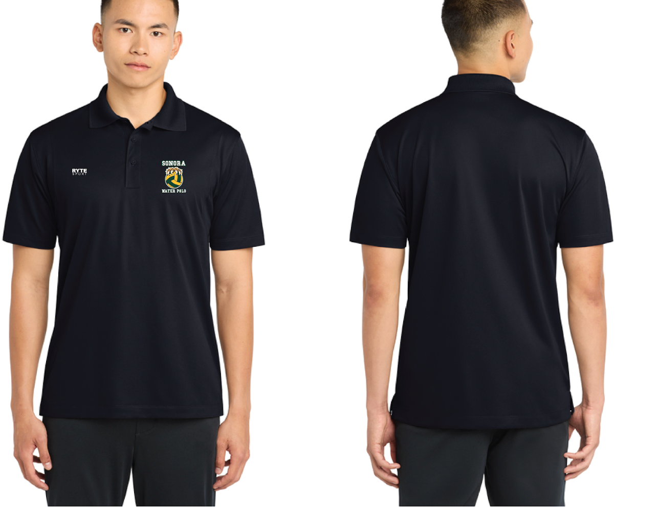 SONORA HIGH SCHOOL Men's Polo Shirt - BLACK