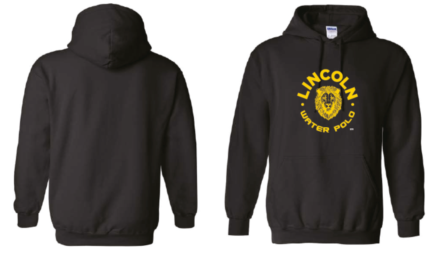 LINCOLN WATERPOLO HOODIE BLACK