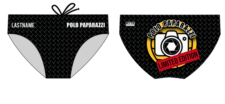 CUSTOM POLO PAPARAZZI BRIEF CUT OFF DATE AUGUST 8 CAMERA