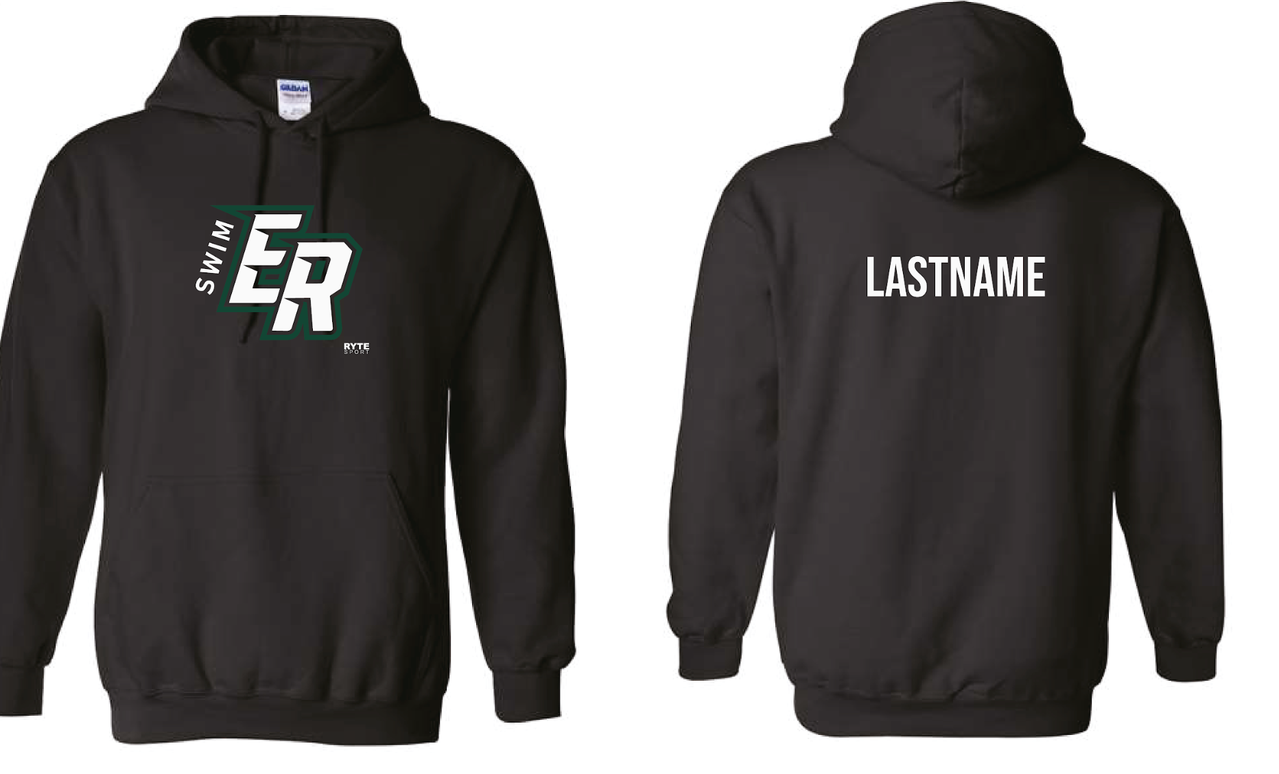 Custom Emerald Ridge Hoodie (Back)