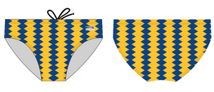 Blue and Yellow checkered Brief