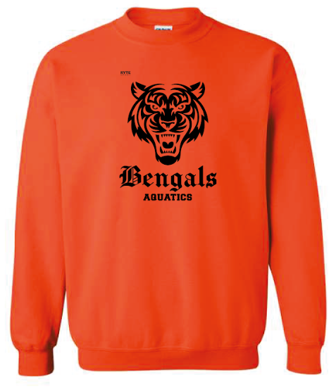 CENTRAL EAST BANGELS - CREWNECK ORANGE