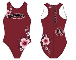 CUSTOM Savanna Zip up Girls Water Polo Suit 2026