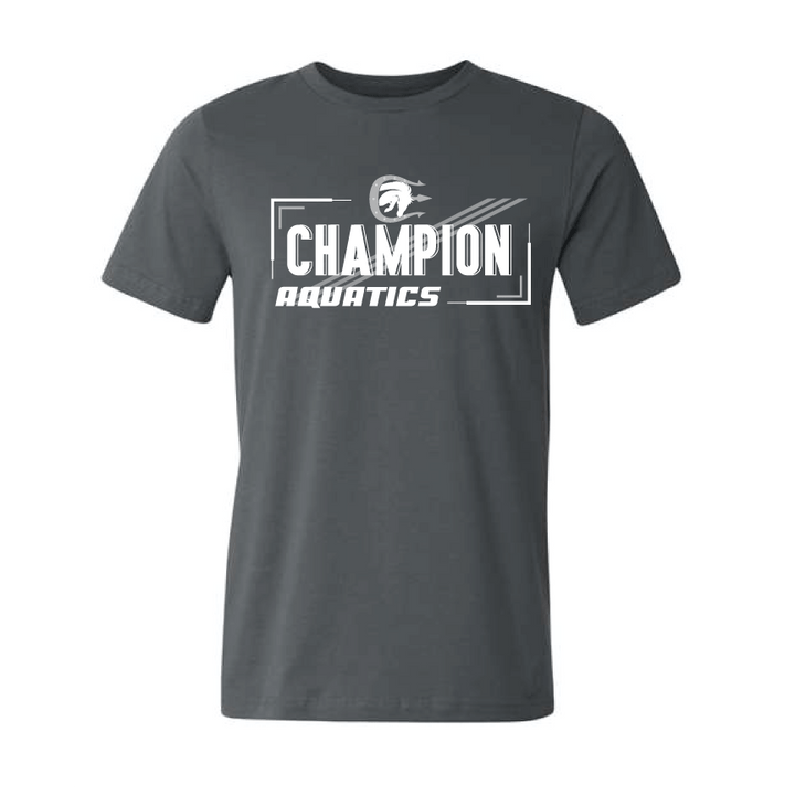 Champion Aquatics Unisex Tee - Dark Grey RYTE Sport