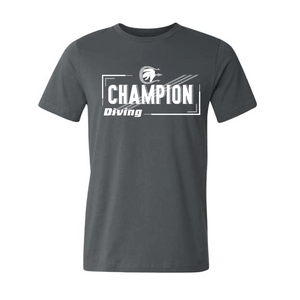 Champion Dive Unisex Tee - Dark Grey RYTE Sport