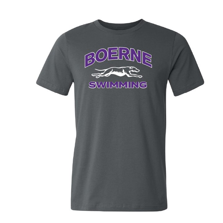 Boerne Swim Unisex Tee - Dark Grey RYTE Sport